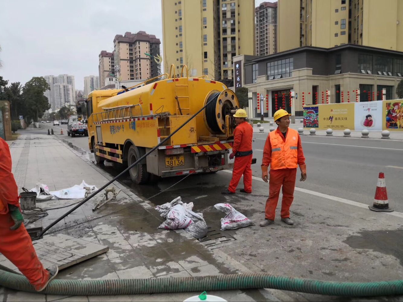 荷塘排污管道清淤-管道清洗